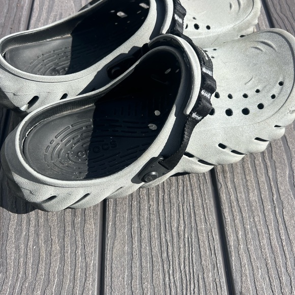 Crocs Echo Clogs Size 17 Men Gray - Picture 6 of 9